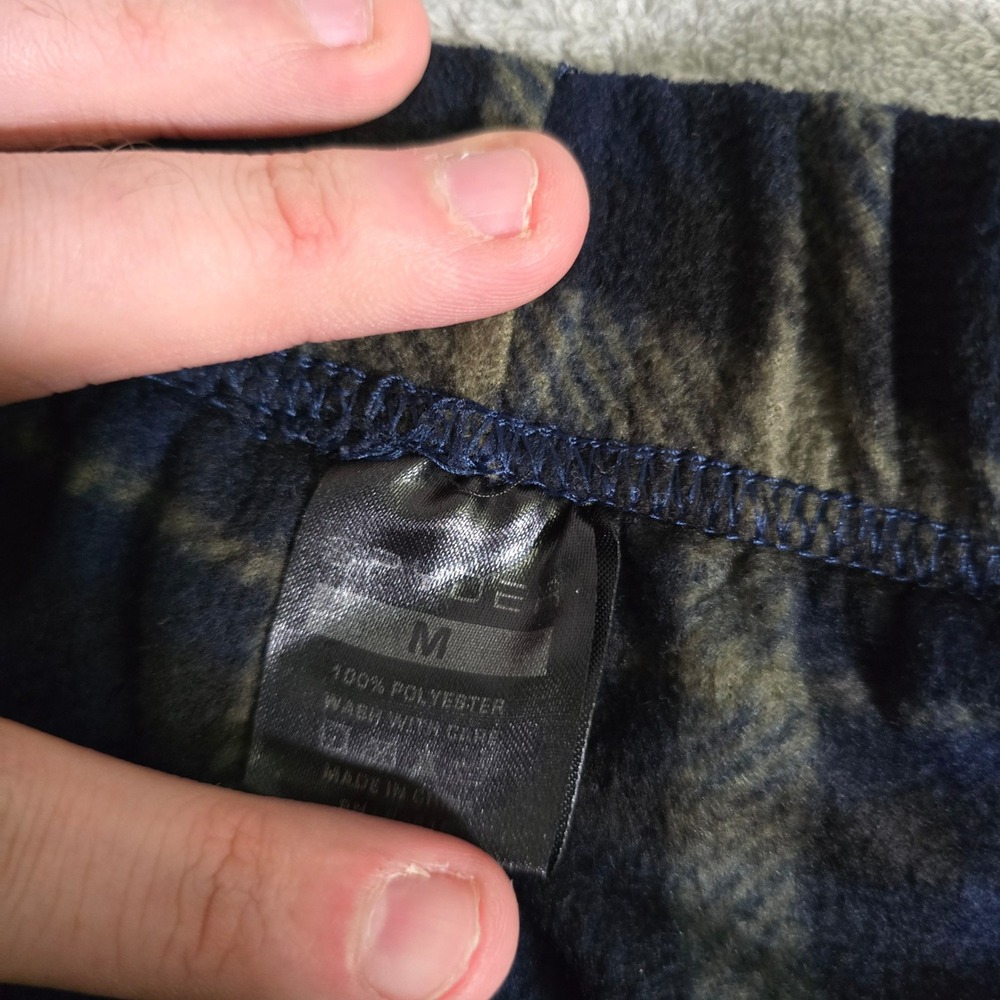 Spyder Fleece Lounge Pants Plaid Drawstring Sleepwear Casual‎ Medium - Picture 3 of 8